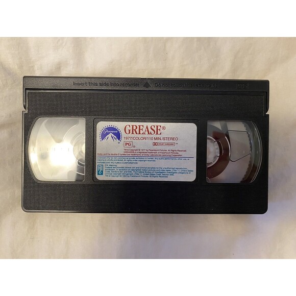 Grease (VHS) John Travolta and‎ Olivia Newton — Tested! - Picture 3 of 5